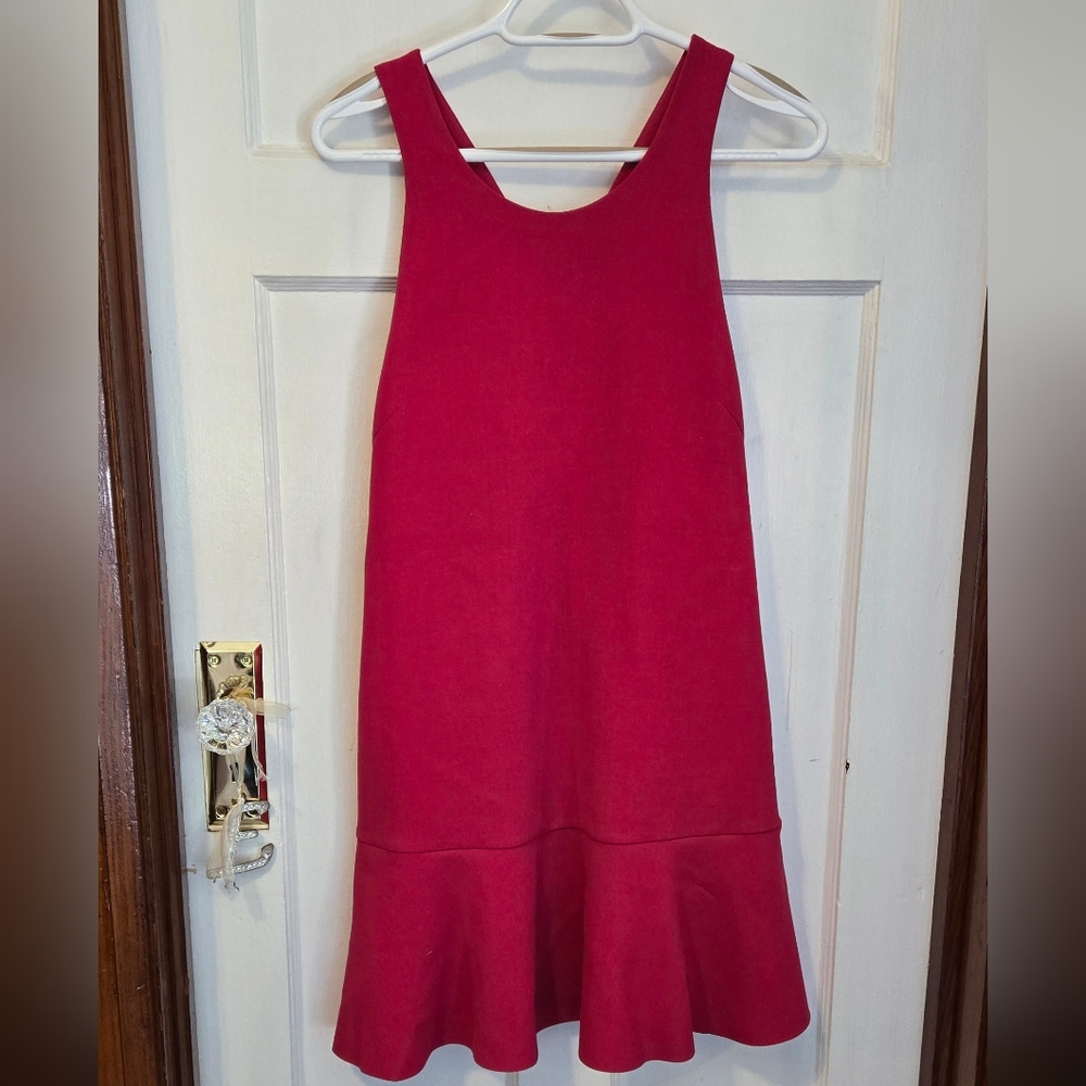 Wilfred A line dress with ruffles